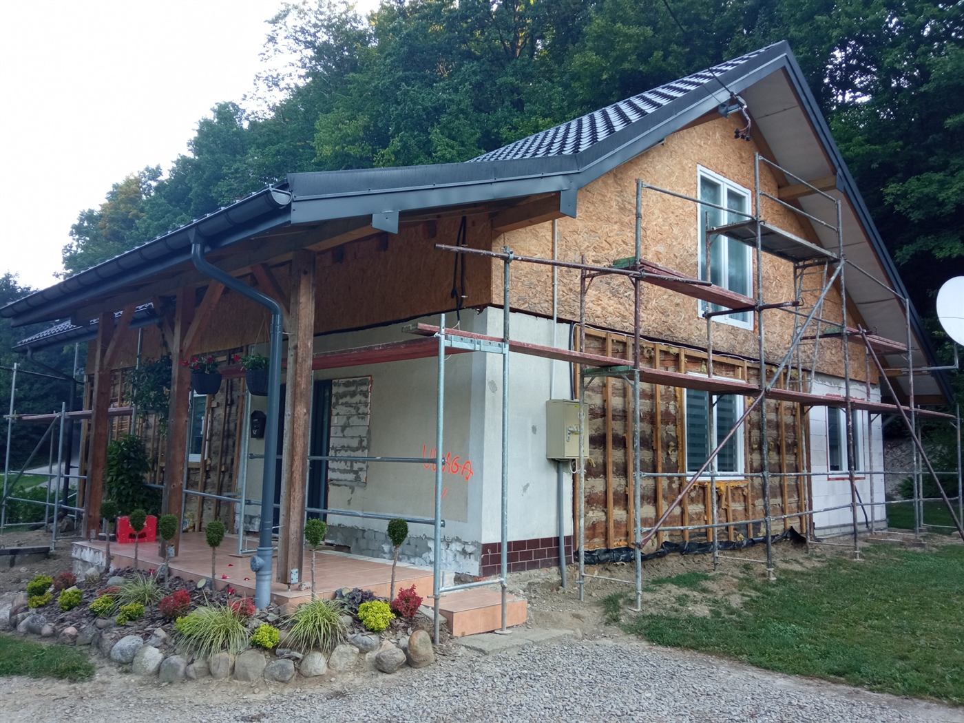 Ocieplanie budynku - stan przed realizacją